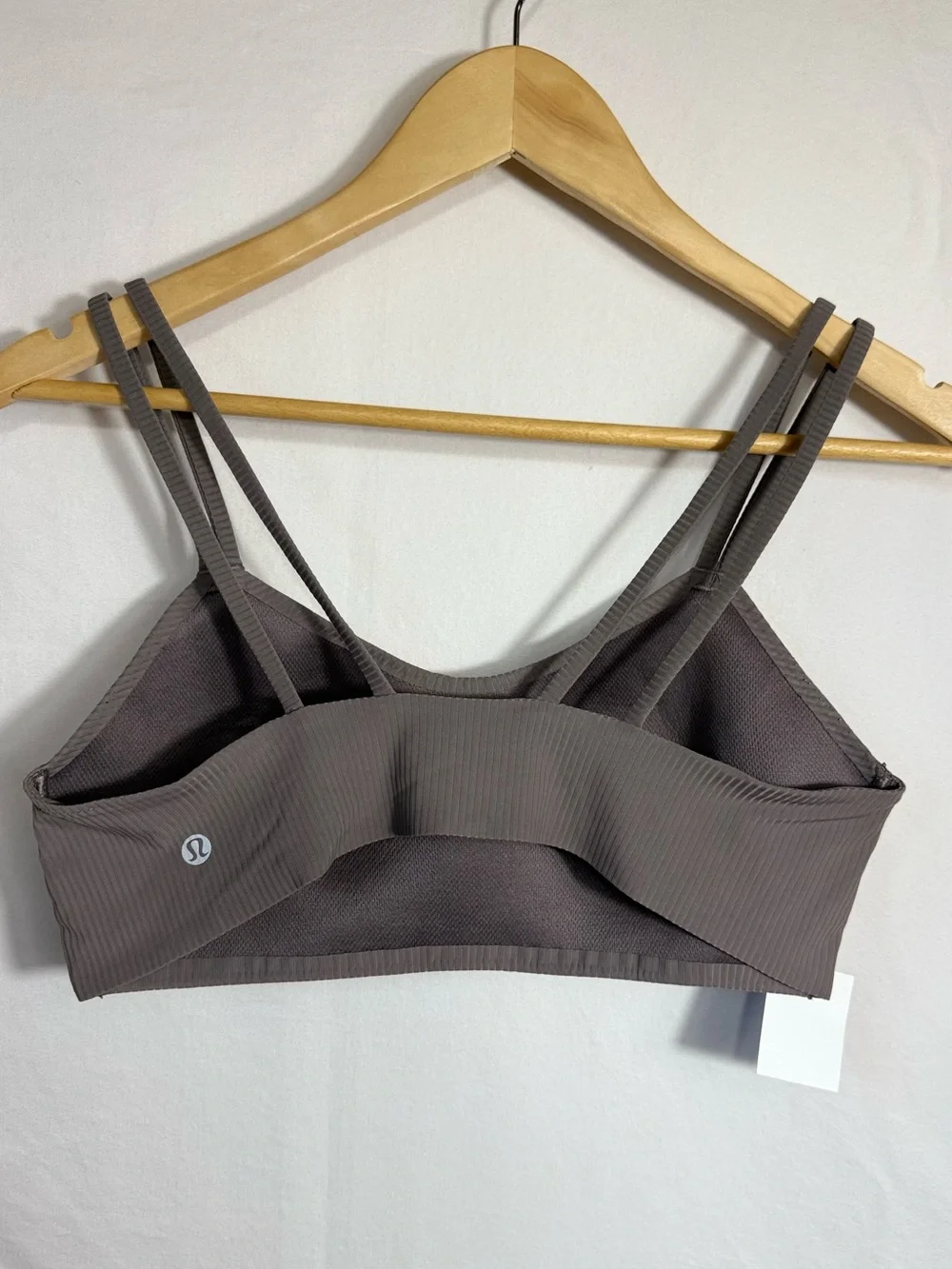 Lululemon Like a Cloud Gray Ribbed Bra